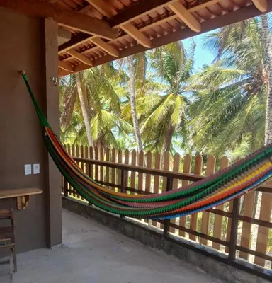 Uma varanda ou terraço em Casa pénareia