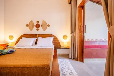 Uma cama ou camas num quarto em Casa Iruna