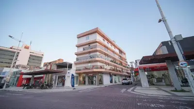 O edifício onde o aparthotel está situado