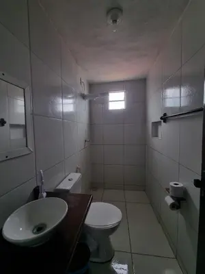 Uma casa de banho em Casa Sol Nascente