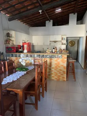 A cozinha ou kitchenette de Casa de praia com beach tênis Caponga