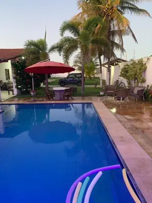 A piscina em ou perto de Casa de praia com beach tênis Caponga
