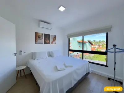 Uma cama ou camas num quarto em Bella Arte 2 Rooftop