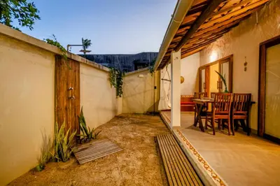 Um pátio ou outra área exterior em Casa Iruna 2
