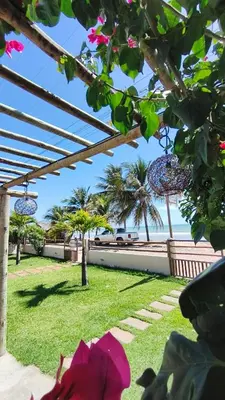 Um jardim no exterior de Casa Maré Beach em Caetanos Ceará