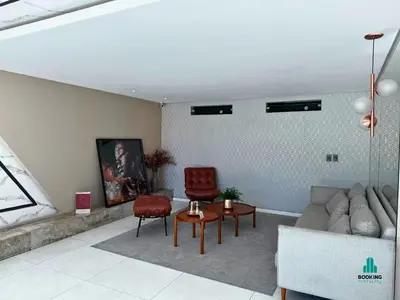 Uma área de estar em Ocean Tower by Holiday Stays