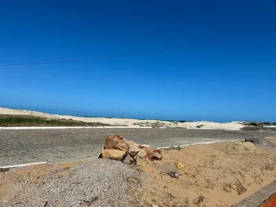 Paisagem natural perto do chalé