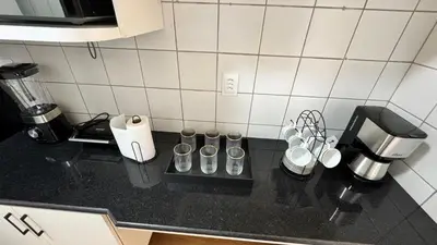 A cozinha ou kitchenette de Amplo Apartamento com 3 Quartos em Fortaleza
