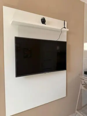 Uma televisão e/ou sistema de entretenimento em Residencial Portela 08C