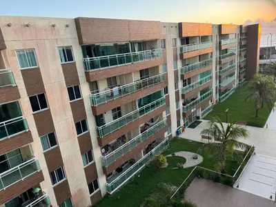 O edifício onde o apartamento está situado
