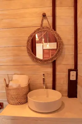 Uma casa de banho em Vila Ammos Beach Houses