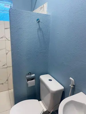 Uma casa de banho em Chale Vista ao Mar Blue