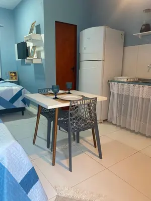 A cozinha ou kitchenette de Chale Vista ao Mar Blue