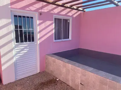 A planta de Chale Vista ao Mar Pink