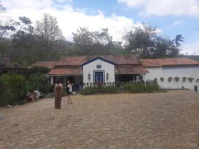 O edifício onde a casa de férias está situado