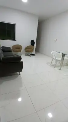 Uma televisão e/ou sistema de entretenimento em Casa Praia Paracuru