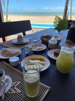 Refeições na villa ou nas proximidades