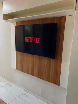 Uma televisão e/ou sistema de entretenimento em Apartamento Inteiro 3 camas AP305
