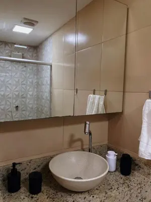 Uma casa de banho em Apartamento Inteiro 3 camas AP305