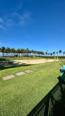Um jardim no exterior de Apart Resort Mandara Lanai - Carnaval min 5 noites