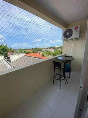 Uma varanda ou terraço em Apartamento Dunnas