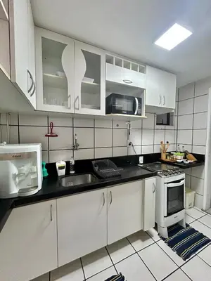 A cozinha ou kitchenette de Apartamento Completo com 3 Quartos