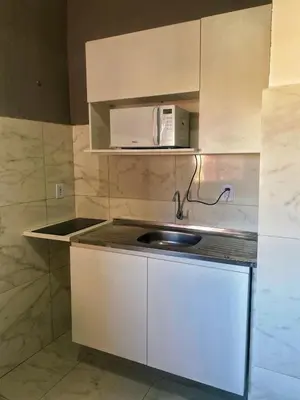 A cozinha ou kitchenette de Apto compacto para familia 403