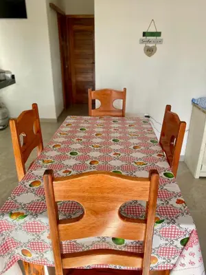 Uma cama ou camas num quarto em Casa Alvorada