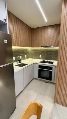 A cozinha ou kitchenette de Moderno, inteligente e sofisticado - 1202