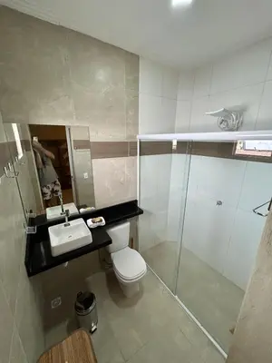 Uma casa de banho em Triplex Dunas - Flecheiras