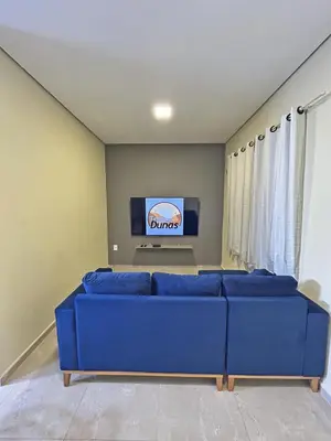 Uma televisão e/ou sistema de entretenimento em Triplex Dunas - Flecheiras