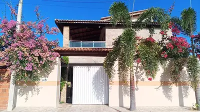 O edifício onde a casa de férias está situado
