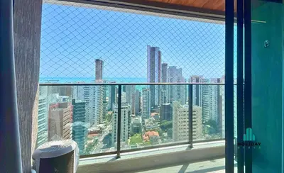 Uma vista geral de Fortaleza ou a vista da cidade a partir da casa de férias