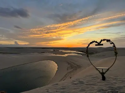 Paisagem natural perto da casa de hóspedes