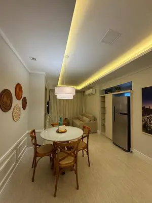 A planta de Flat Beira Mar Meireles