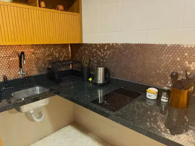 A cozinha ou kitchenette de Benfica Village