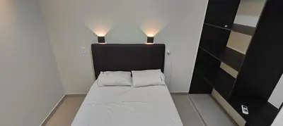 Uma cama ou camas num quarto em Flat via venetto vista mar