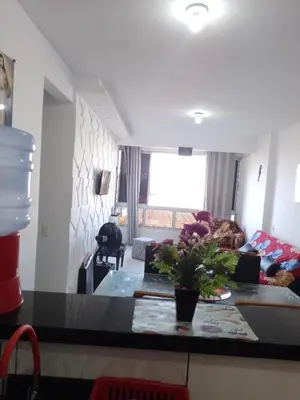 Uma área de estar em Cantinho feliz