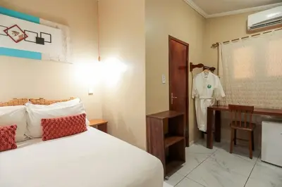 Uma cama ou camas num quarto em Viva Jeri Jericoacoara