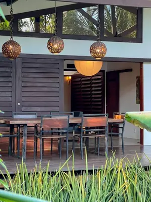 O edifício onde a casa de férias está situado