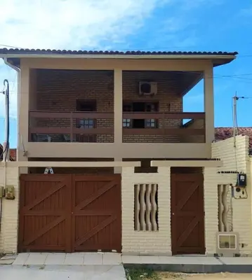 O edifício onde a casa de férias está situado