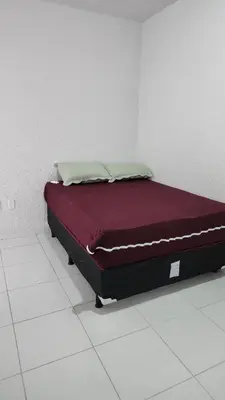 Uma cama ou camas num quarto em Casa aconchegante em Horizonte-CE!