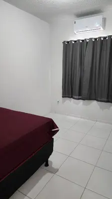 Uma cama ou camas num quarto em Casa aconchegante em Horizonte-CE!