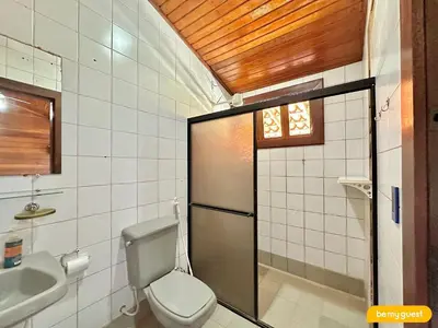 Uma casa de banho em Linda casa ampla próximo ao mar do Cumbuco