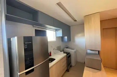 A planta de BP206- Apêzinho Charmoso e Ventilado por Will Stay