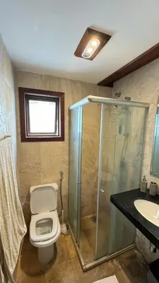 Uma casa de banho em Taíba Beachfront Paradise - Cozy Apartment