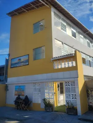 O edifício onde o B&B está situado
