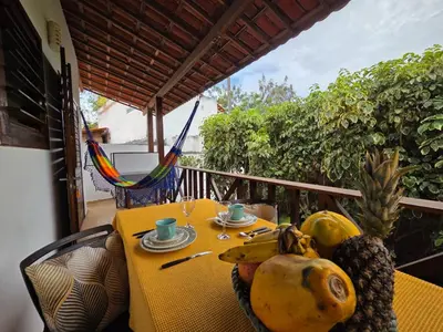 Uma varanda ou terraço em Azul Flats