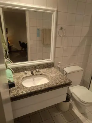 Uma casa de banho em Tulip in flat SAN martain