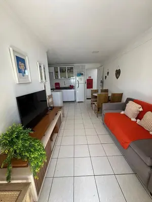 A cozinha ou kitchenette de Apartamento vista mar no mucuripe